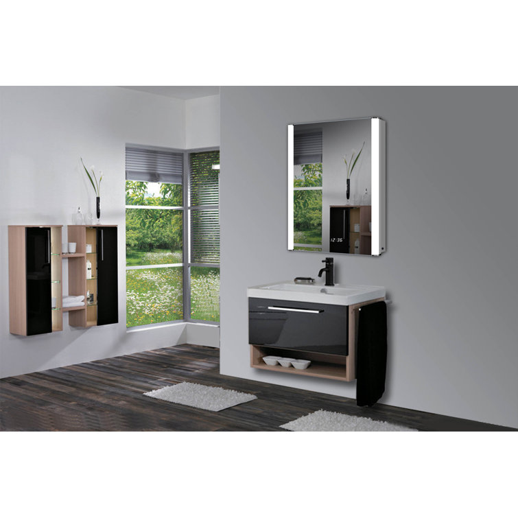 Orren Ellis Chriopher Recessed Framed Medicine with 2